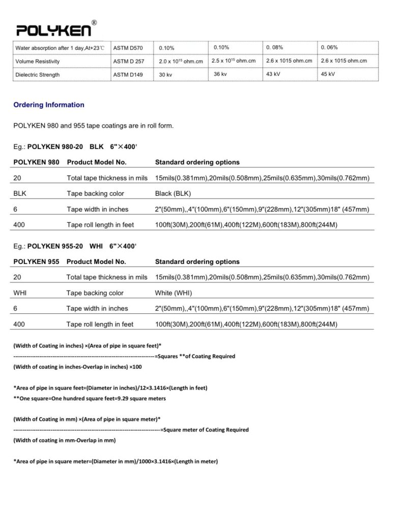 Polyken Tape Distributors Indonesia - Katalog