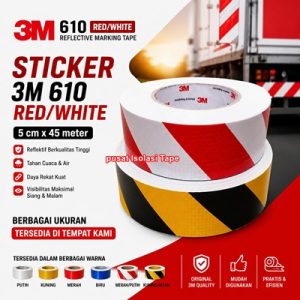 jual-sticker-reflective-3m-merah-putih-stiker-scotchlite-3m-610-reflektive-2-inch-x-45m