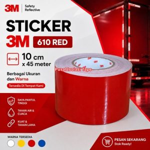 sticker-reflective-3m-610-red-4-inch-x-45-meter-stiker-reflektif-3m-610-merah-10-cm-x-45m